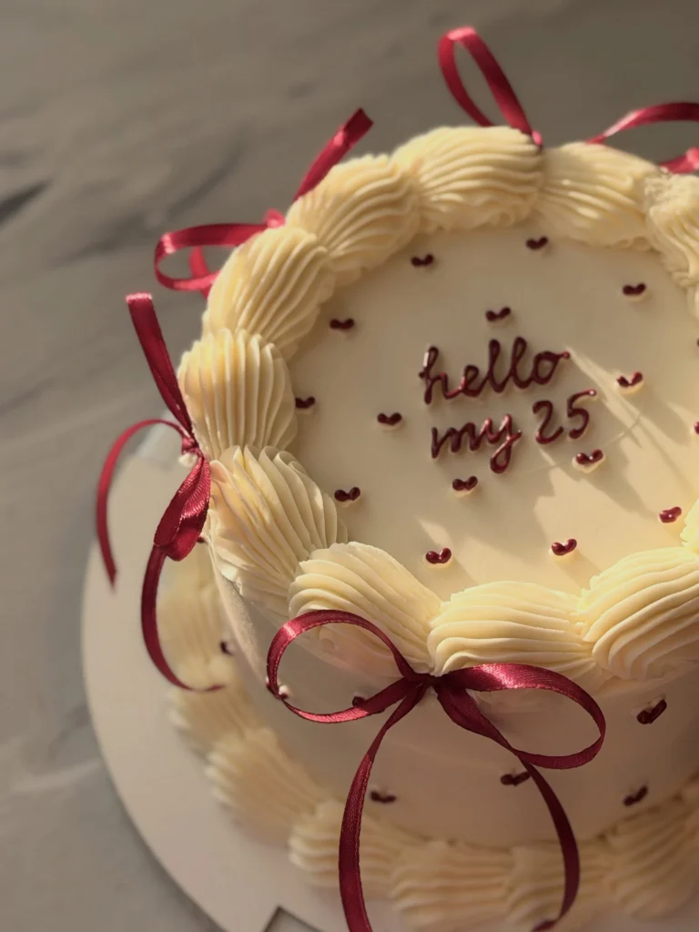Торт в стиле ламбет «Hello my 25»